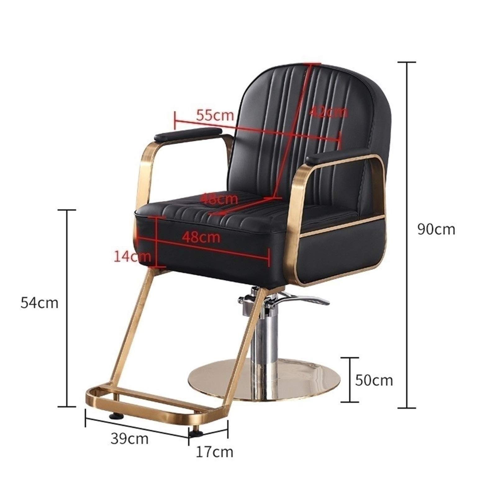 Amazon｜豪華 Barber Chair 油圧理髪店の椅子 美容院の理容室椅子 美容